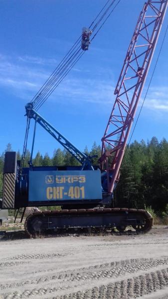 Продается стреловой кран на гусеничном ходу СКГ-401 1990 г.в., грузоподъемность 40 т. Респ. Карелия — фото 2